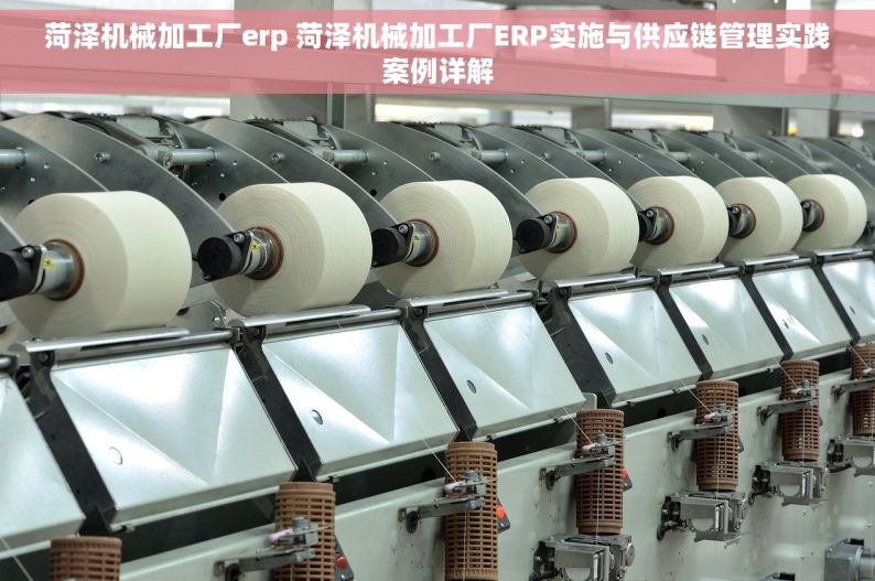 菏泽机械加工厂erp 菏泽机械加工厂ERP实施与供应链管理实践案例详解