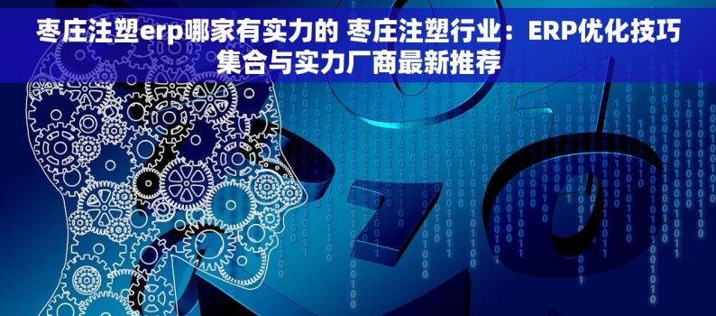 枣庄注塑erp哪家有实力的 枣庄注塑行业：ERP优化技巧集合与实力厂商最新推荐