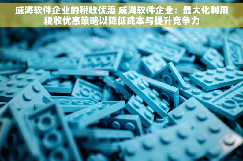 威海软件企业的税收优惠 威海软件企业：最大化利用税收优惠策略以降低成本与提升竞争力