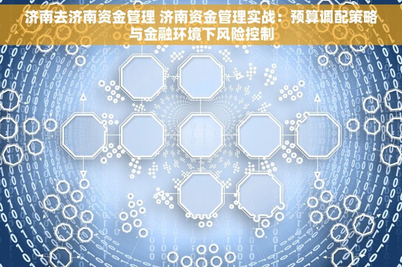 济南去济南资金管理 济南资金管理实战：预算调配策略与金融环境下风险控制