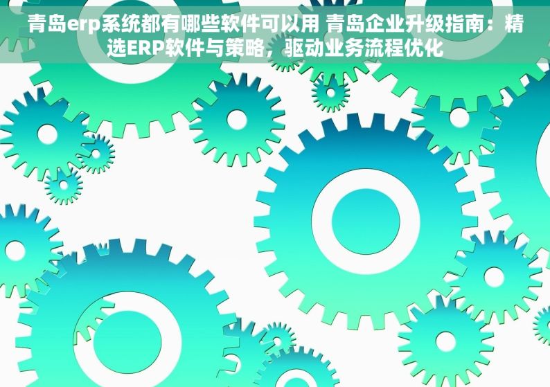 青岛erp系统都有哪些软件可以用 青岛企业升级指南：精选ERP软件与策略，驱动业务流程优化