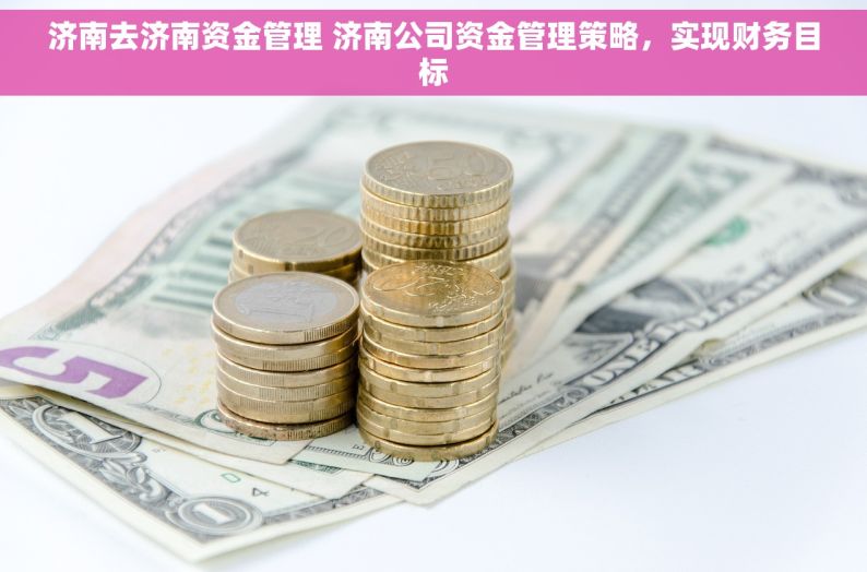 济南去济南资金管理 济南公司资金管理策略，实现财务目标