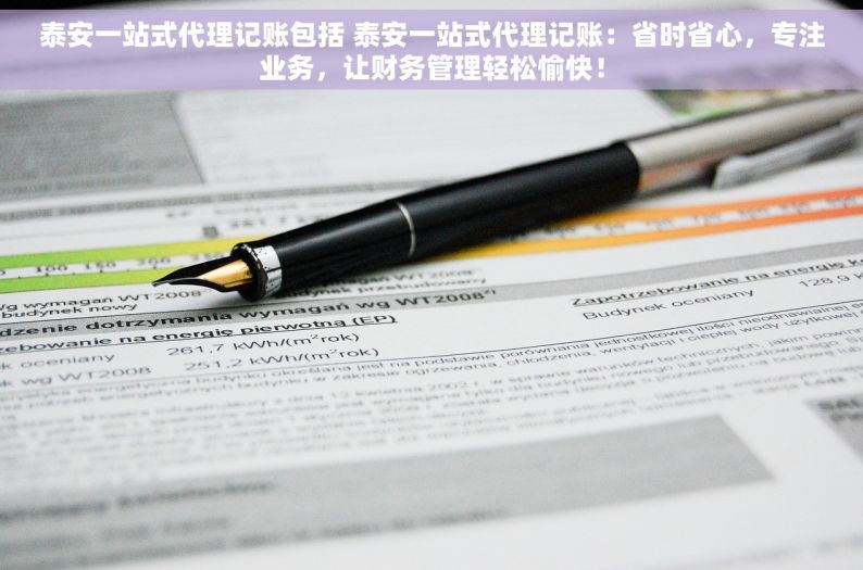 泰安一站式代理记账包括 泰安一站式代理记账：省时省心，专注业务，让财务管理轻松愉快！