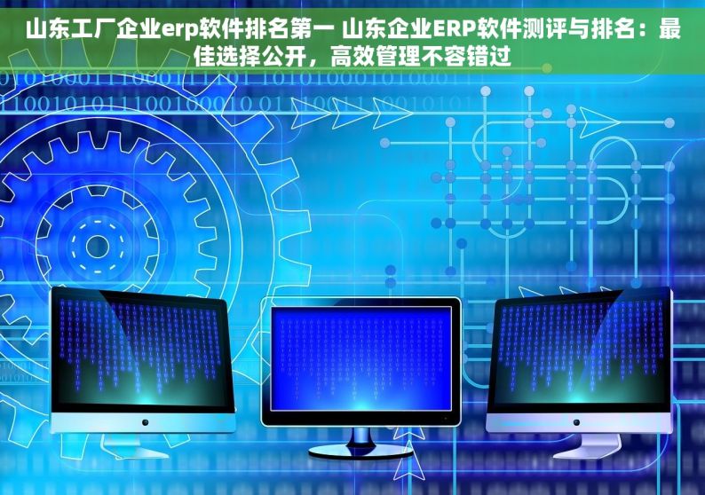 山东工厂企业erp软件排名第一 山东企业ERP软件测评与排名：最佳选择公开，高效管理不容错过