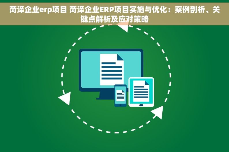 菏泽企业erp项目 菏泽企业ERP项目实施与优化：案例剖析、关键点解析及应对策略