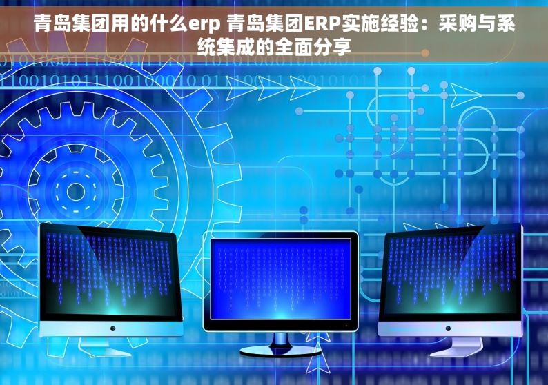 青岛集团用的什么erp 青岛集团ERP实施经验：采购与系统集成的全面分享