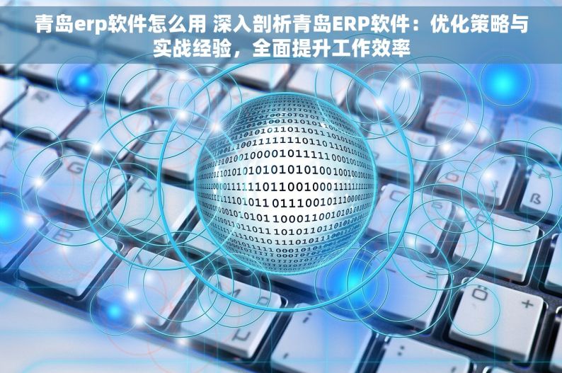 青岛erp软件怎么用 深入剖析青岛ERP软件：优化策略与实战经验，全面提升工作效率