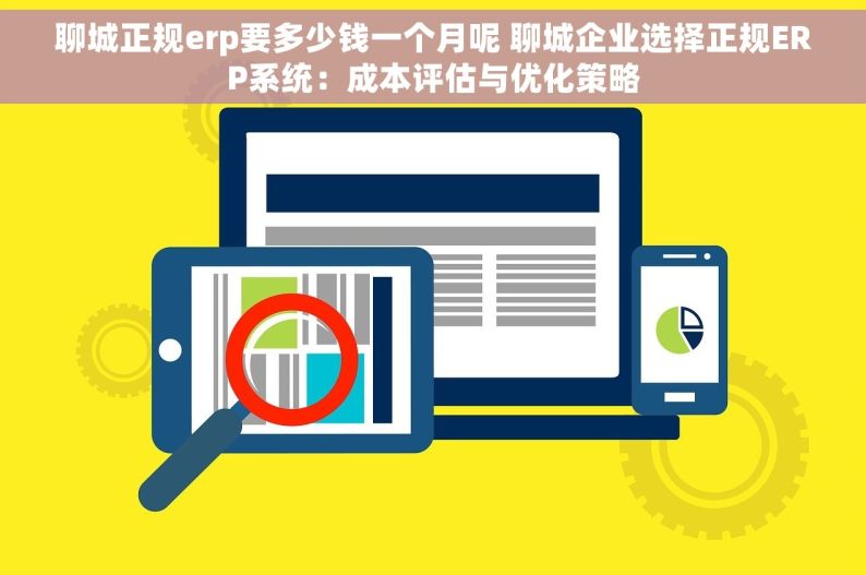 聊城正规erp要多少钱一个月呢 聊城企业选择正规ERP系统：成本评估与优化策略