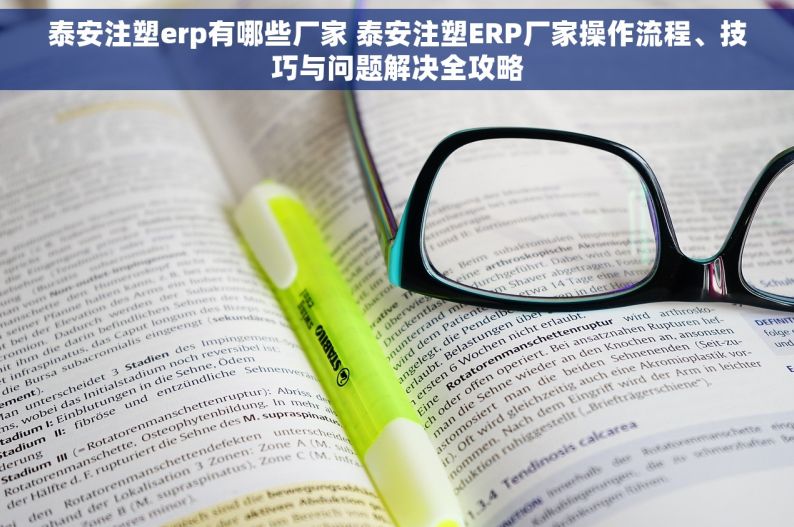 泰安注塑erp有哪些厂家 泰安注塑ERP厂家操作流程、技巧与问题解决全攻略