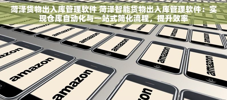 菏泽货物出入库管理软件 菏泽智能货物出入库管理软件：实现仓库自动化与一站式简化流程，提升效率