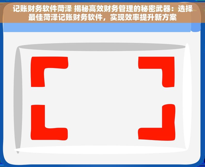 记账财务软件菏泽 揭秘高效财务管理的秘密武器：选择最佳菏泽记账财务软件，实现效率提升新方案