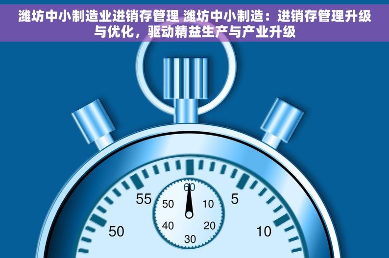 潍坊中小制造业进销存管理 潍坊中小制造：进销存管理升级与优化，驱动精益生产与产业升级