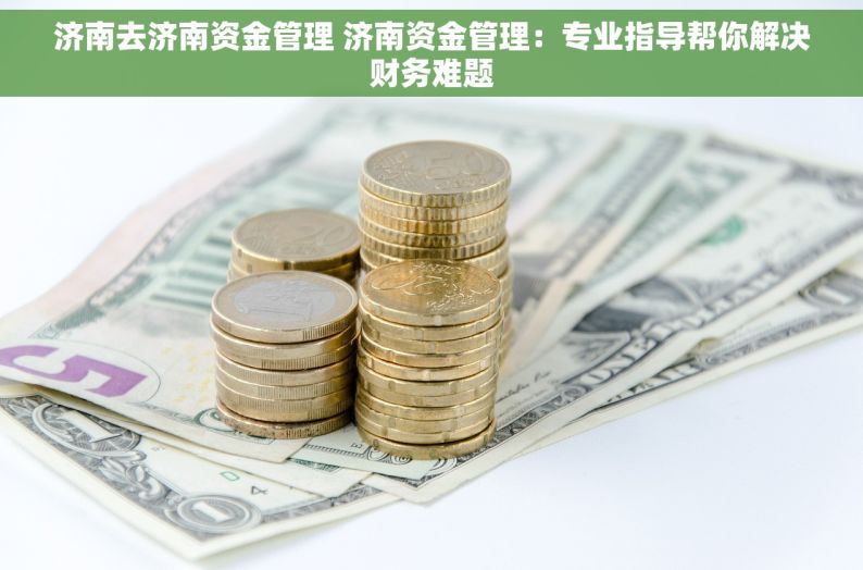 济南去济南资金管理 济南资金管理：专业指导帮你解决财务难题