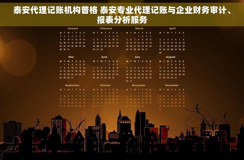 泰安代理记账机构普格 泰安专业代理记账与企业财务审计、报表分析服务