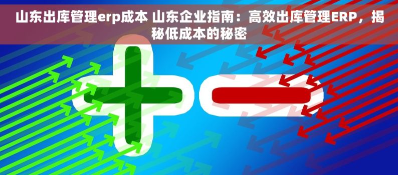 山东出库管理erp成本 山东企业指南：高效出库管理ERP，揭秘低成本的秘密