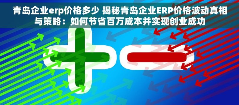 青岛企业erp价格多少 揭秘青岛企业ERP价格波动真相与策略：如何节省百万成本并实现创业成功