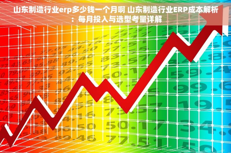 山东制造行业erp多少钱一个月啊 山东制造行业ERP成本解析：每月投入与选型考量详解