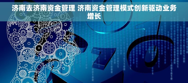 济南去济南资金管理 济南资金管理模式创新驱动业务增长