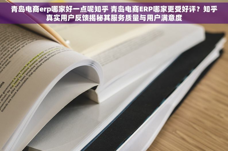 青岛电商erp哪家好一点呢知乎 青岛电商ERP哪家更受好评？知乎真实用户反馈揭秘其服务质量与用户满意度