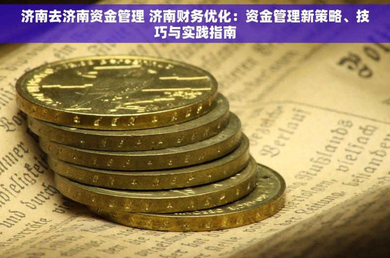 济南去济南资金管理 济南财务优化：资金管理新策略、技巧与实践指南