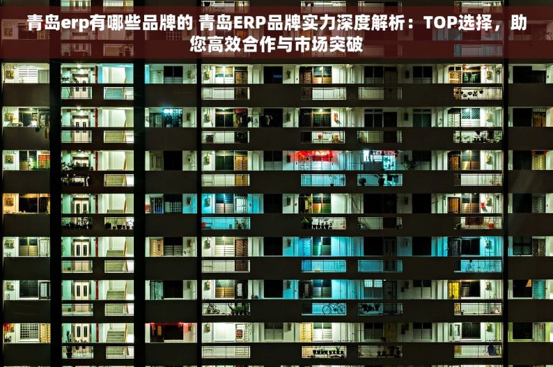 青岛erp有哪些品牌的 青岛ERP品牌实力深度解析：TOP选择，助您高效合作与市场突破